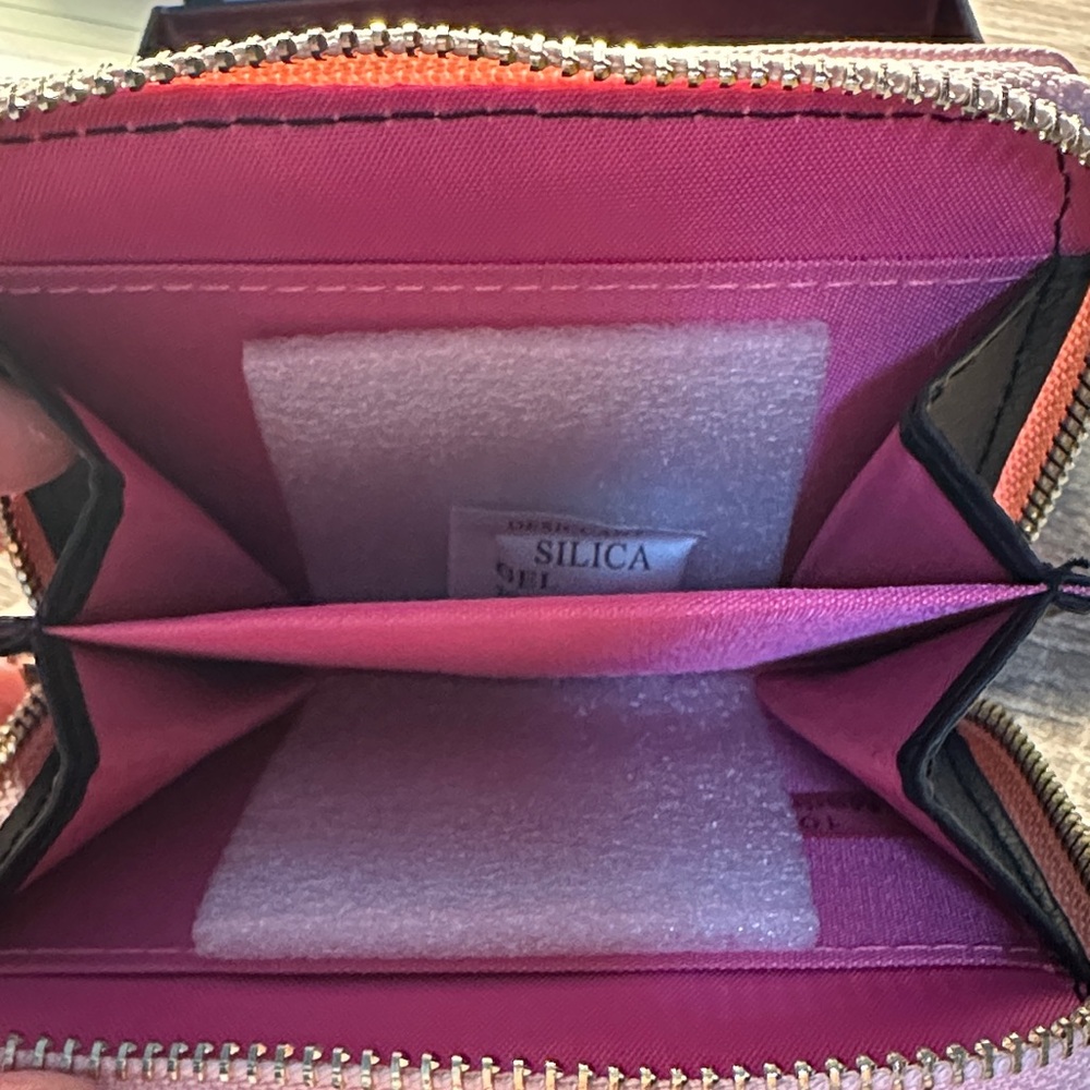 Trina Turk Pink and Blue Floral Wallet - Picture 3 of 6